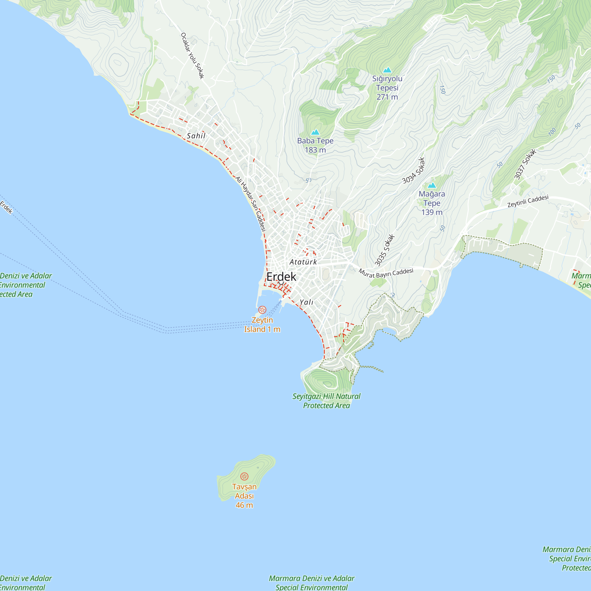 Erdek Ticaret Odası map