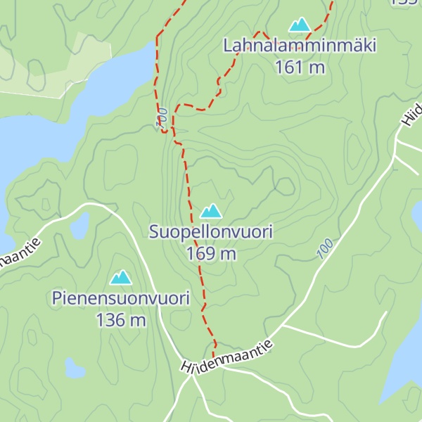 Map of Suopellonvuori