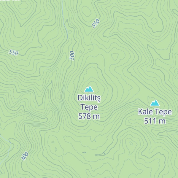 Map of Dikilitş Tepe