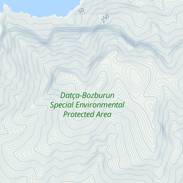 Map of Emecik Dağı