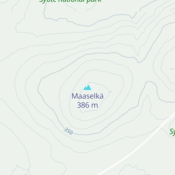 Map of Maaselkä