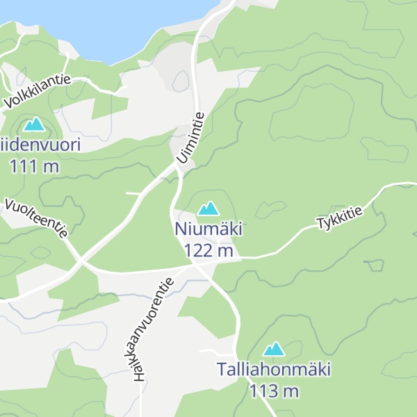 Map of Niumäki