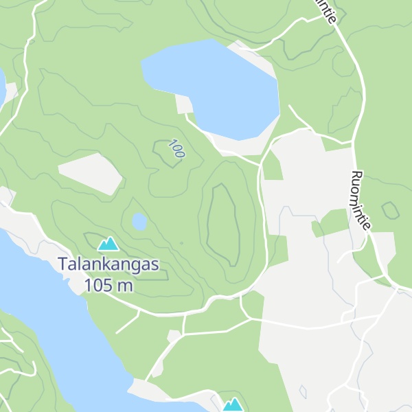 Map of Luostarinmäki