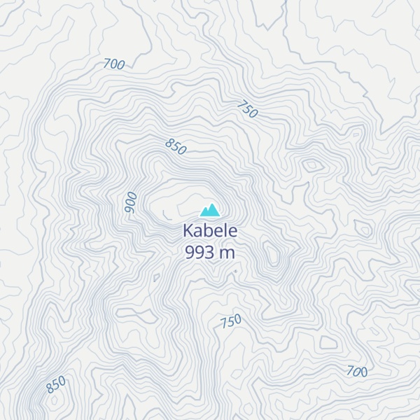 Map of Kabele