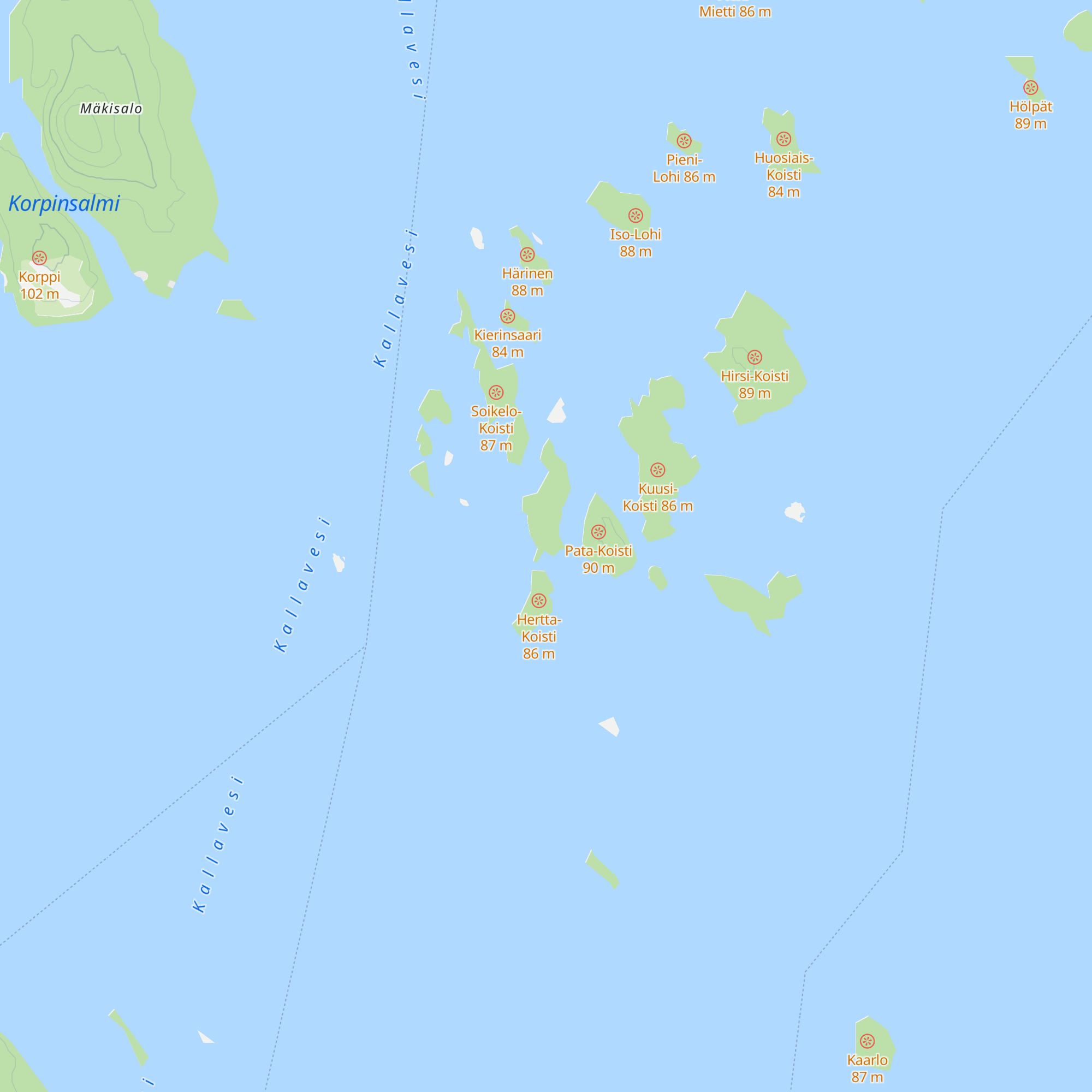 Hauto-Koistin autiotupa map