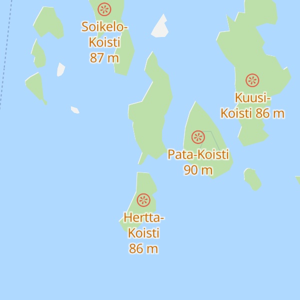 Map of Hauto-Koistin autiotupa