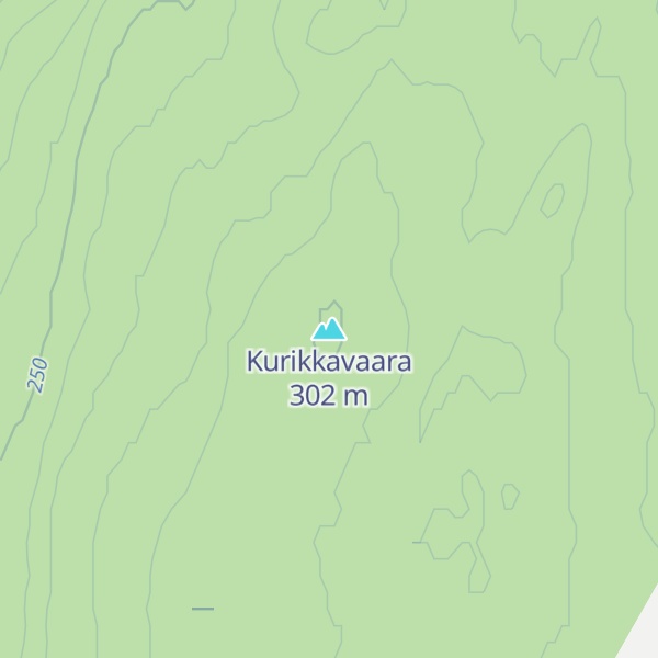 Map of Kurikkavaara