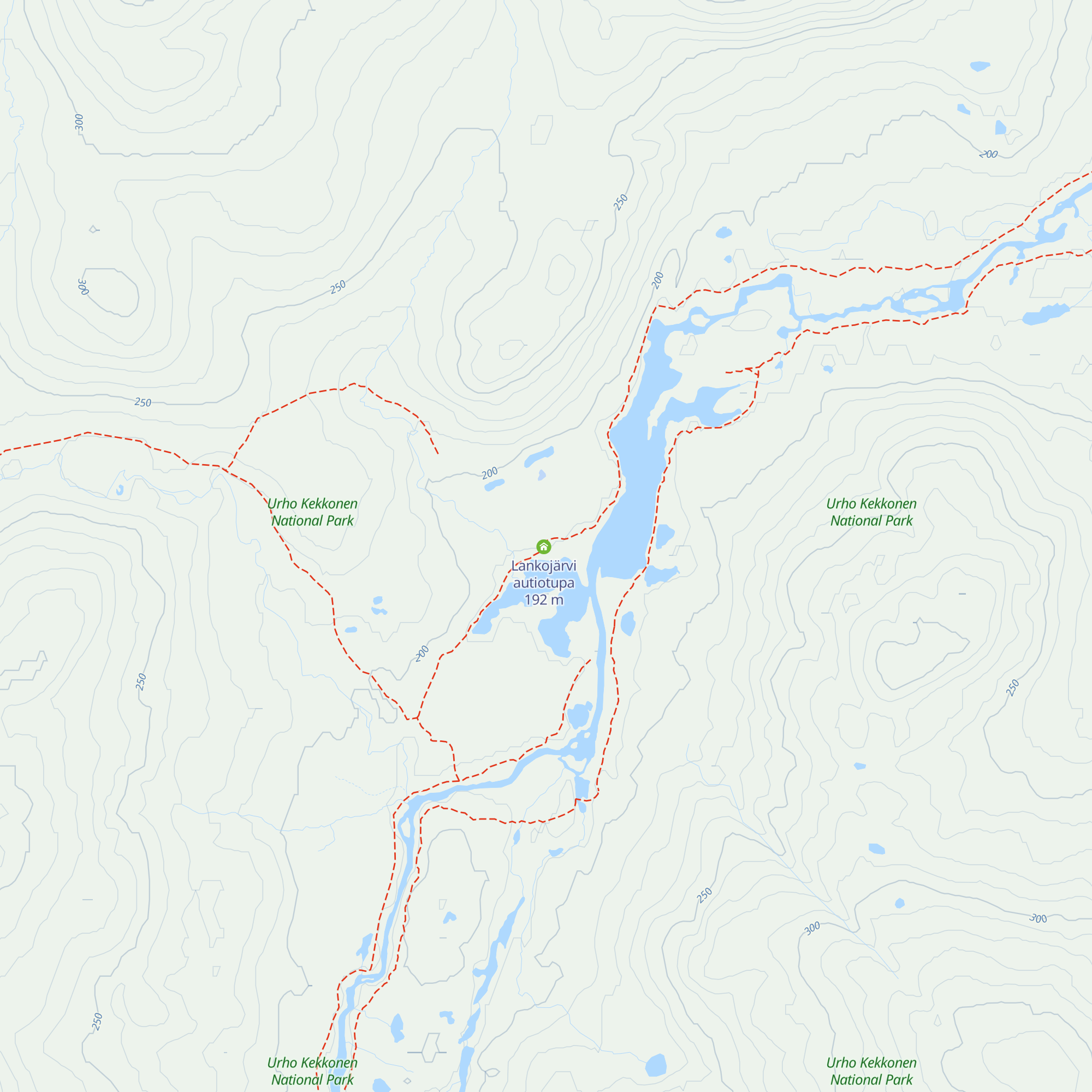 Lankojärvi varaustupa map