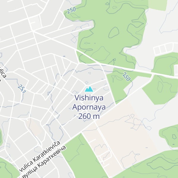 Map of Vishinya Apornaya