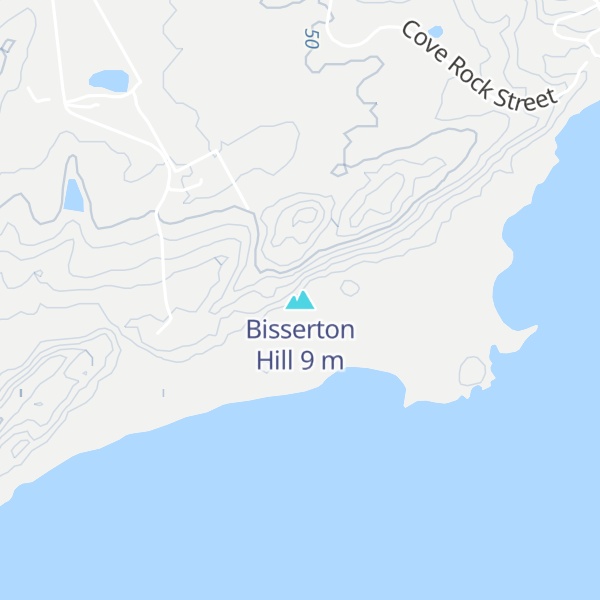 Map of Bisserton Hill