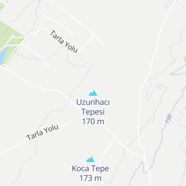 Map of Uzunhacı Tepesi
