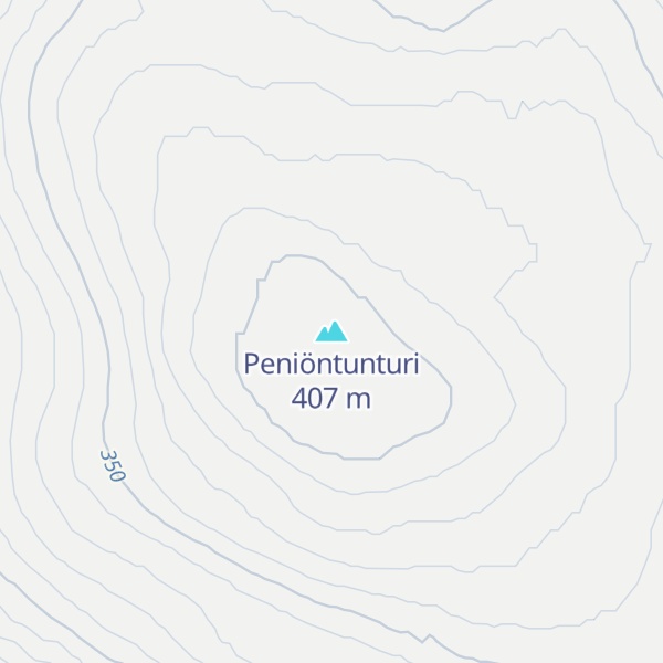 Map of Peniöntunturi