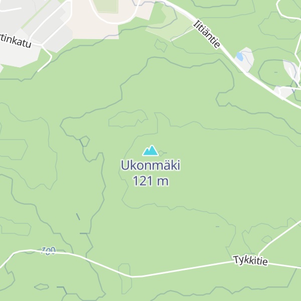 Map of Ukonmäki