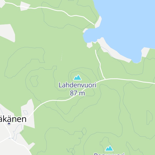 Map of Lahdenvuori