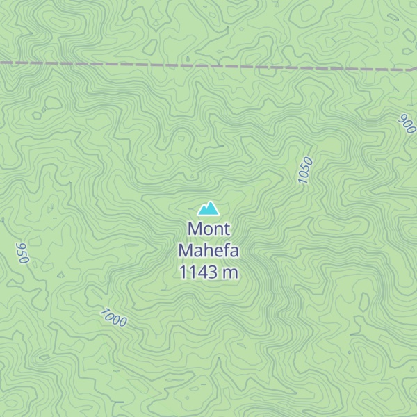 Map of Mont Mahefa