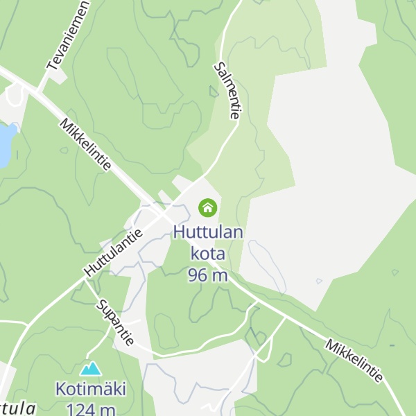 Map of Huttulan kota
