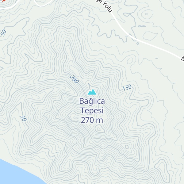 Map of Bağlıca Tepesi