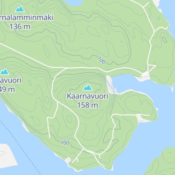 Map of Kaarnavuori