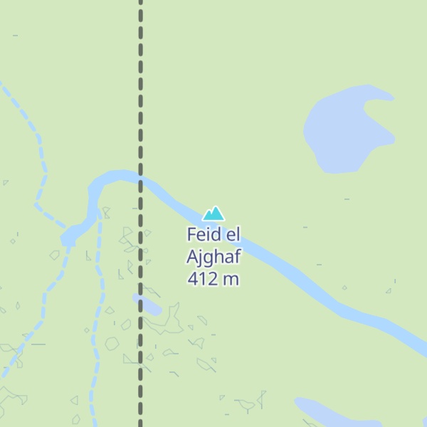 Map of Feid el Ajghaf