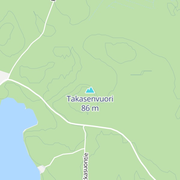Map of Takasenvuori
