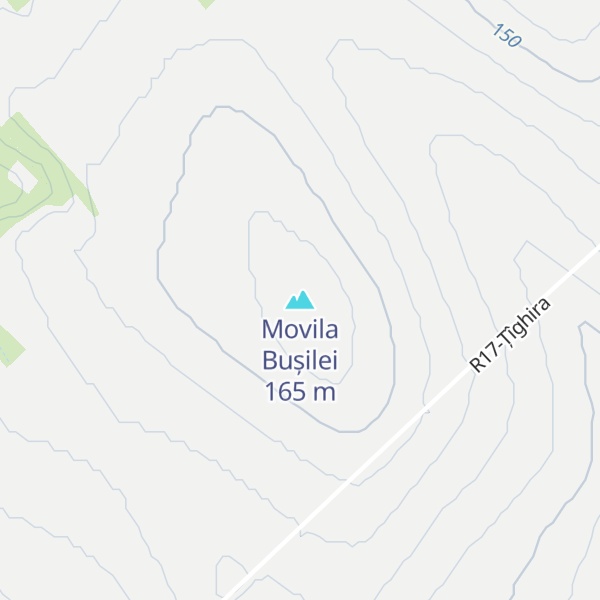 Map of Movila Bușilei