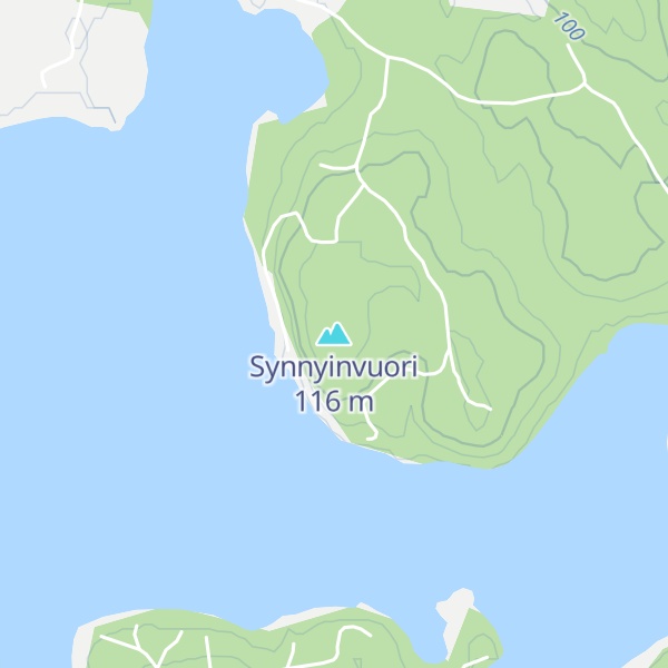 Map of Synnyinvuori