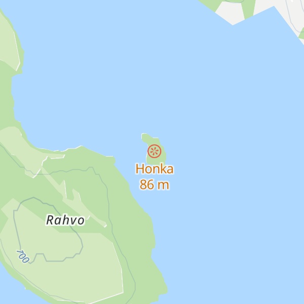Map of Honka-saaren kota