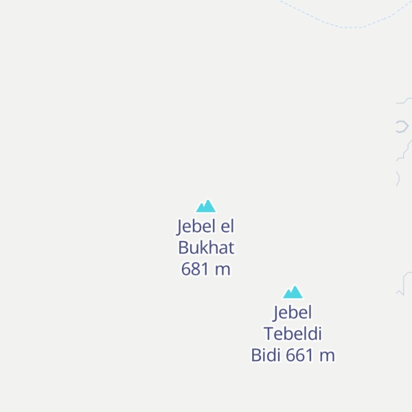 Map of Jebel el Bukhat