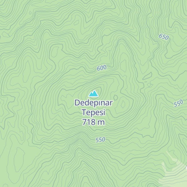 Map of Dedepınar Tepesi