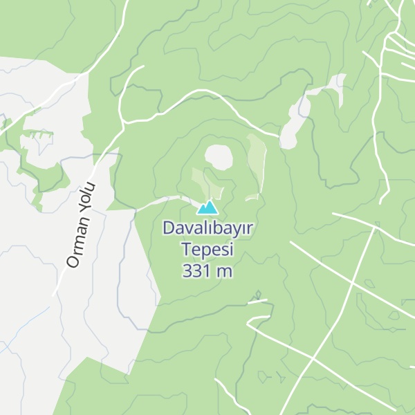 Map of Davalıbayır Tepesi