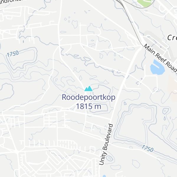 Map of Roodepoortkop