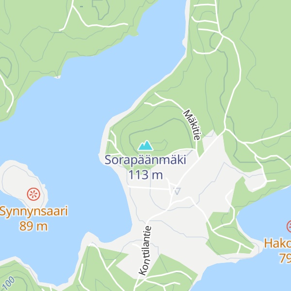 Map of Sorapäänmäki