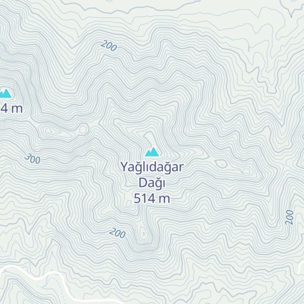 Map of Yağlıdağar Dağı