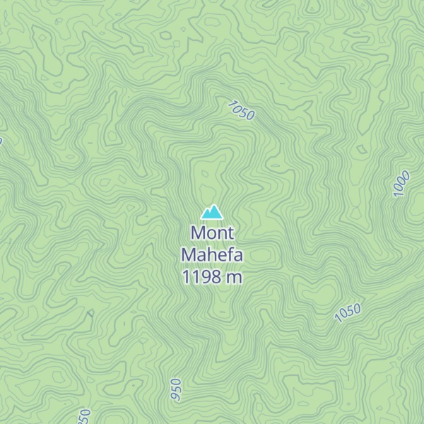 Map of Mont Mahefa