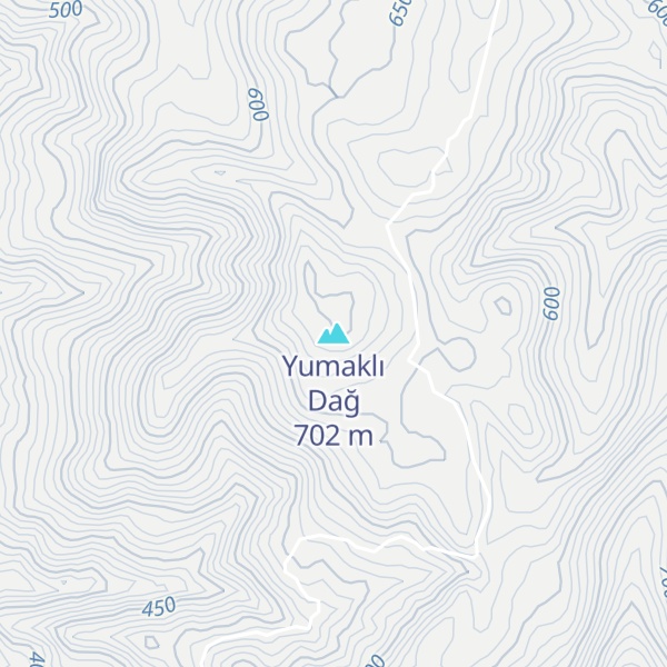 Map of Yumaklı Dağ