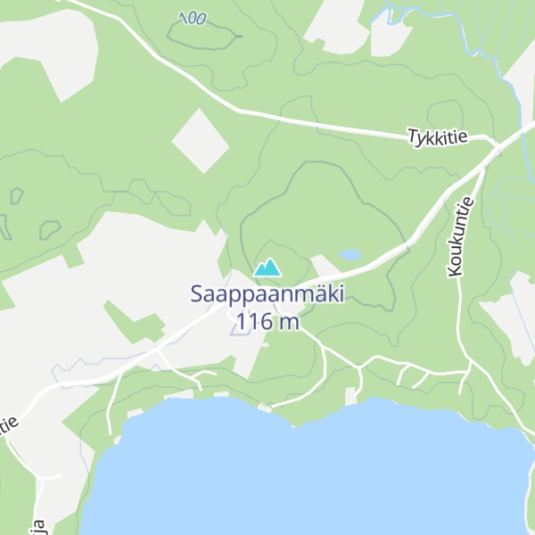 Map of Saappaanmäki