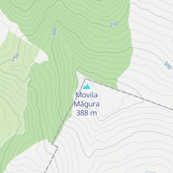 Map of Movila Măgura