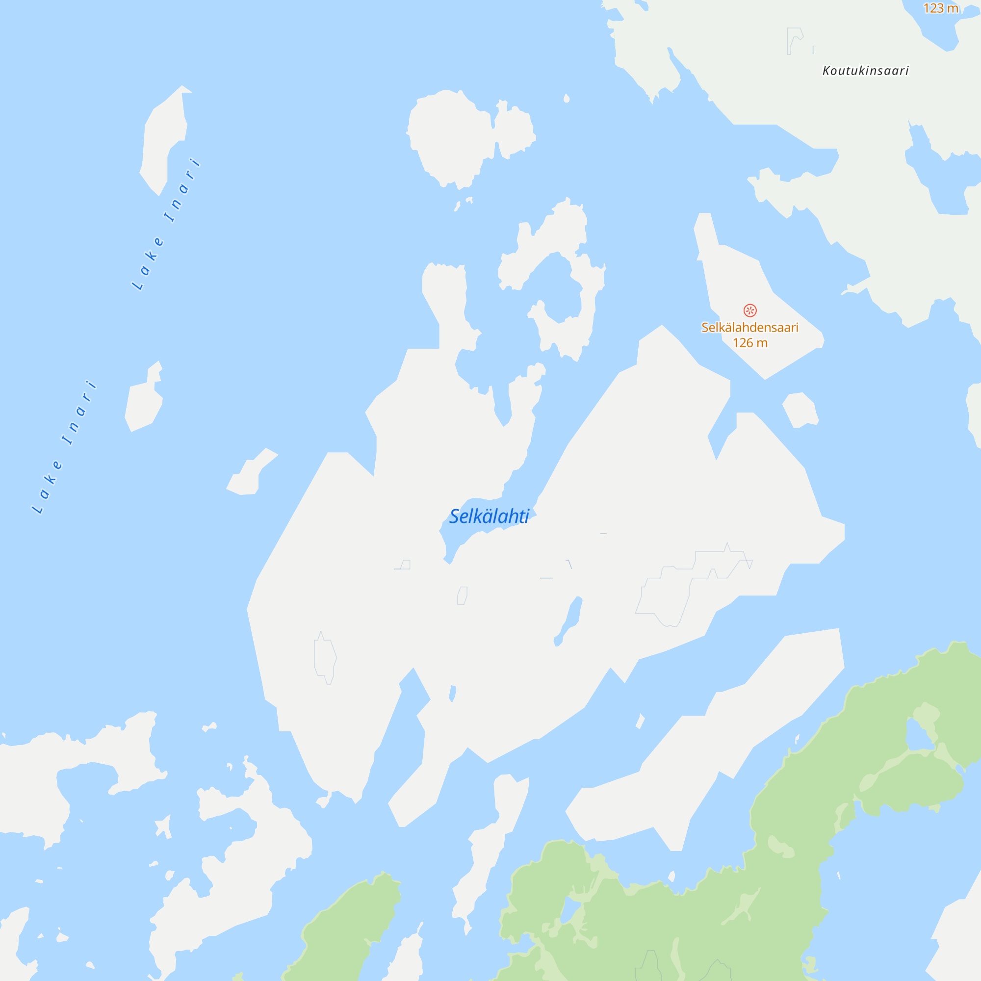 Selkälahti rental hut map