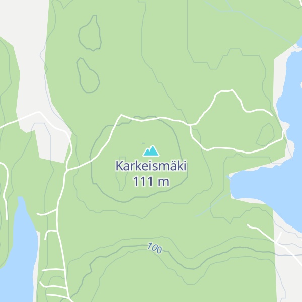 Map of Karkeismäki