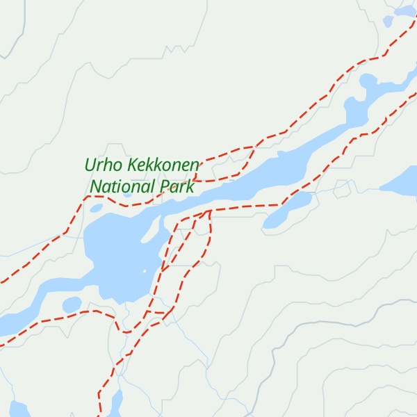 Map of Porttikoski autiotupa