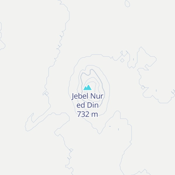 Map of Jebel Nur ed Din