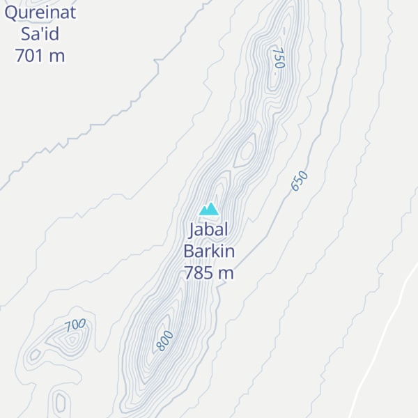Map of Jabal Barkin