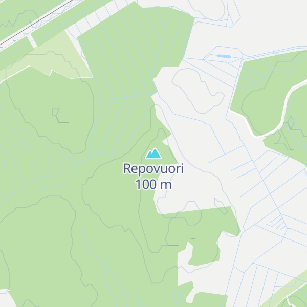 Map of Repovuori