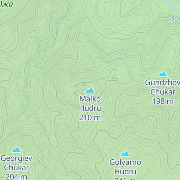 Map of Malko Hudru