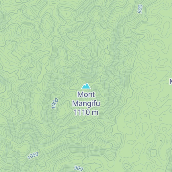 Map of Mont Mangifu