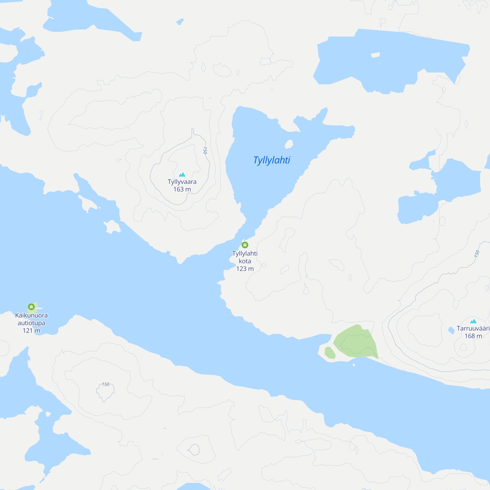 Tyllylahti kota map