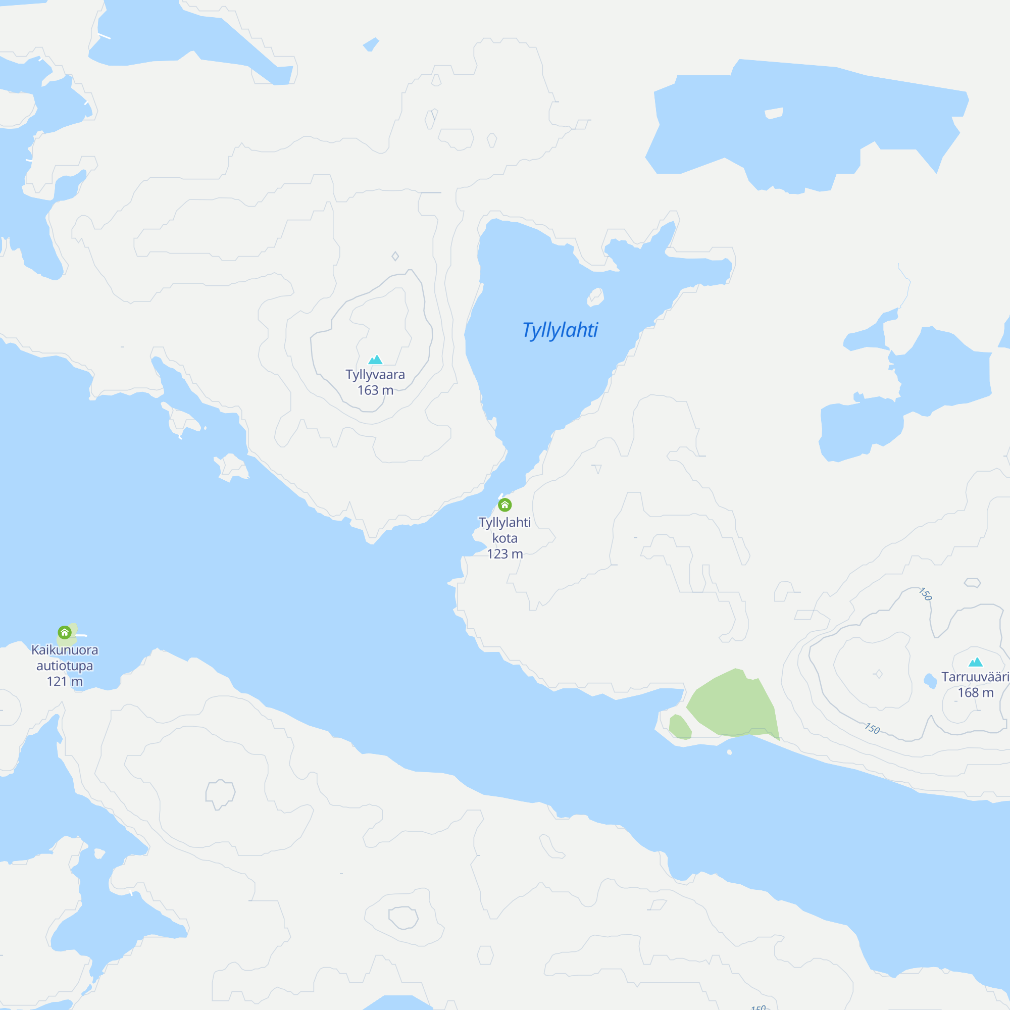 Tyllylahti kota map