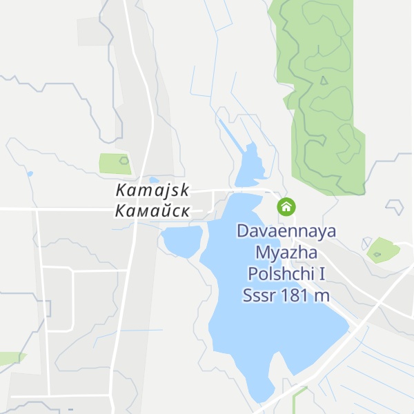 Map of Dom Palyaўnichaga «Kamaisk»