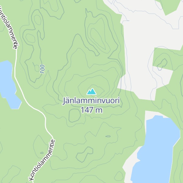 Map of Jänlamminvuori
