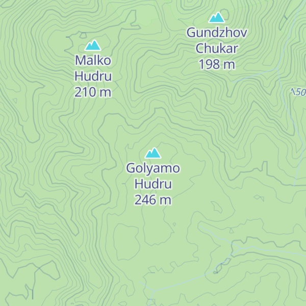 Map of Golyamo Hudru